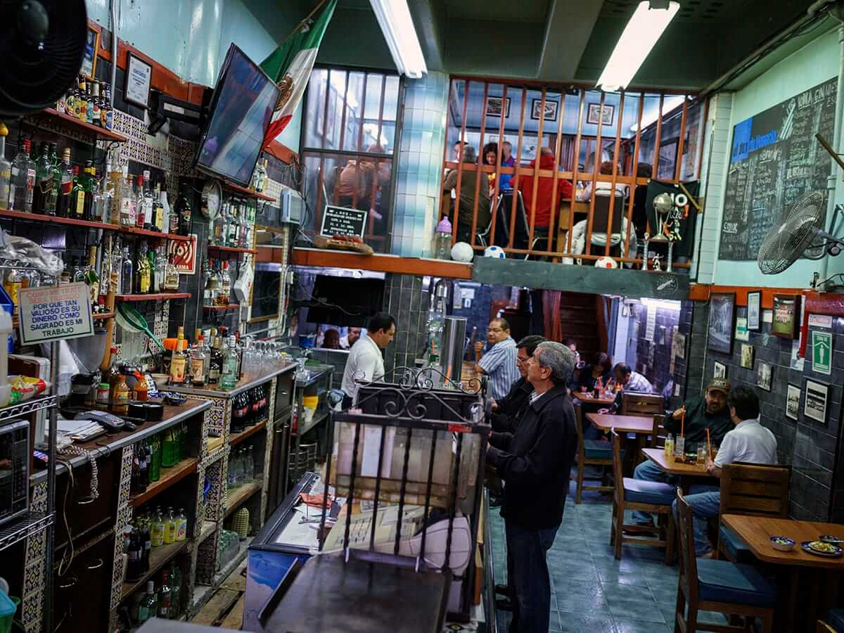 Bazaar with music