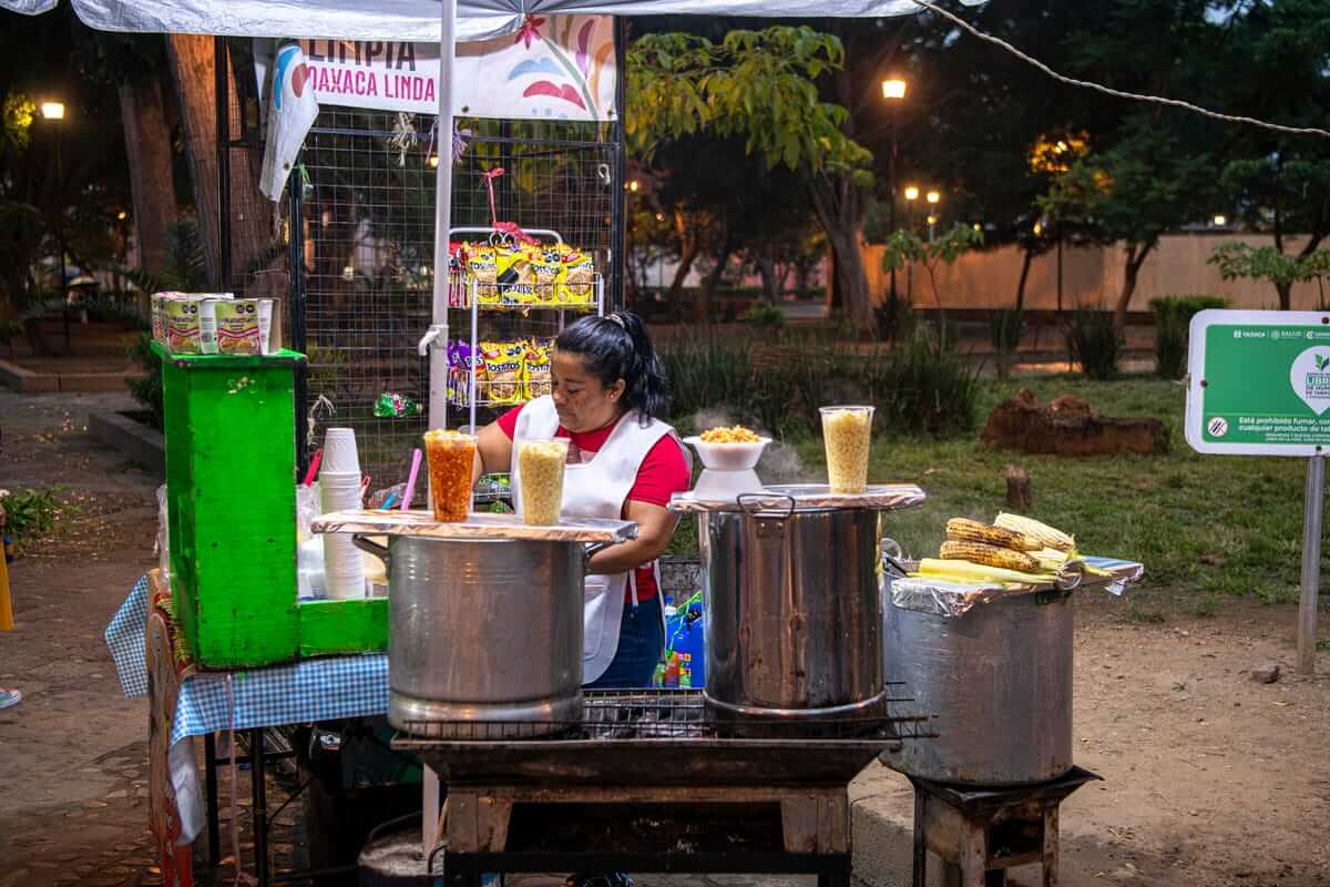 Bazaar with music