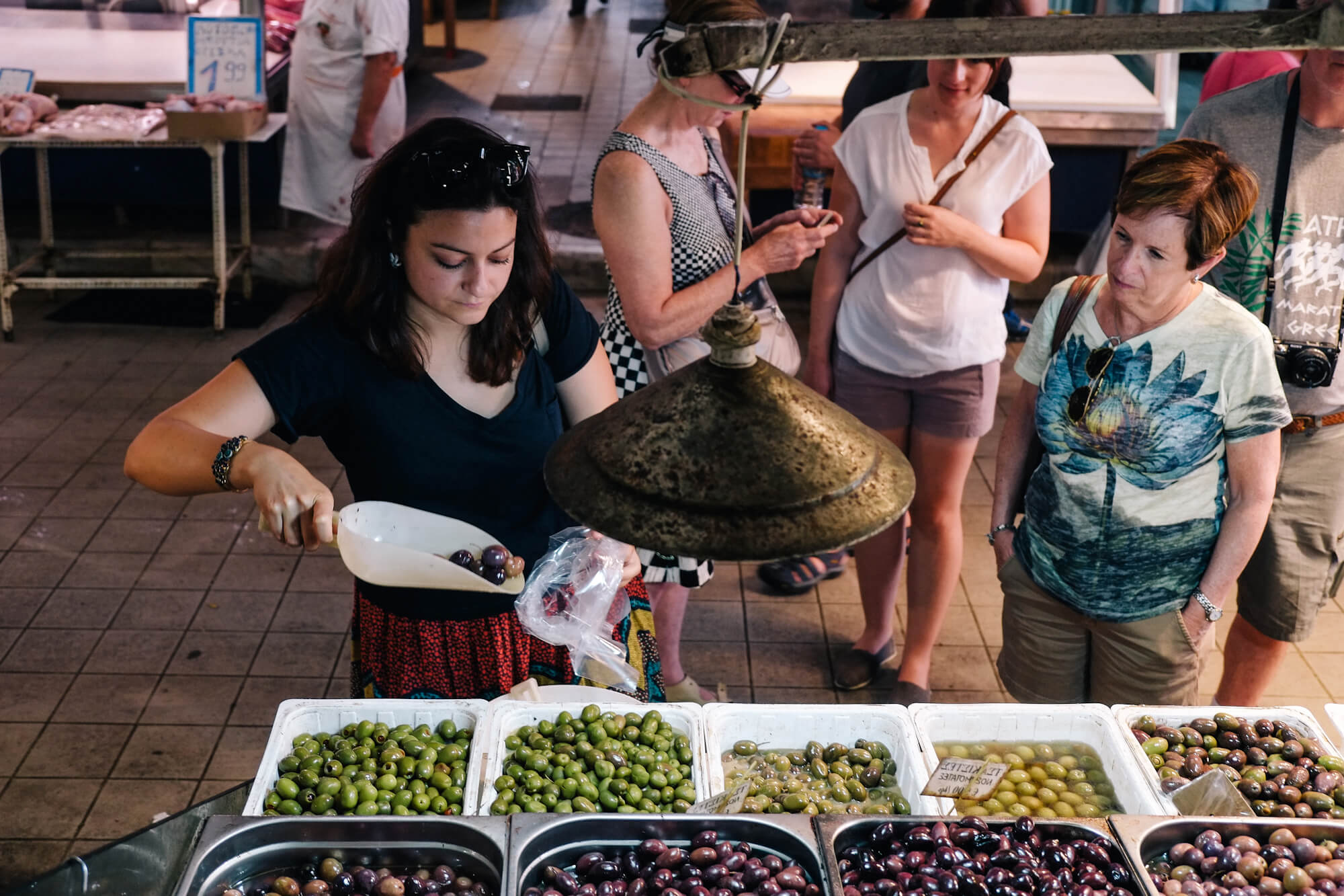 Bazaar with music