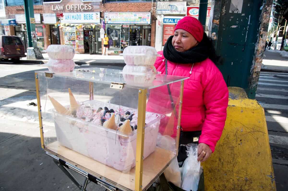Bazaar with music