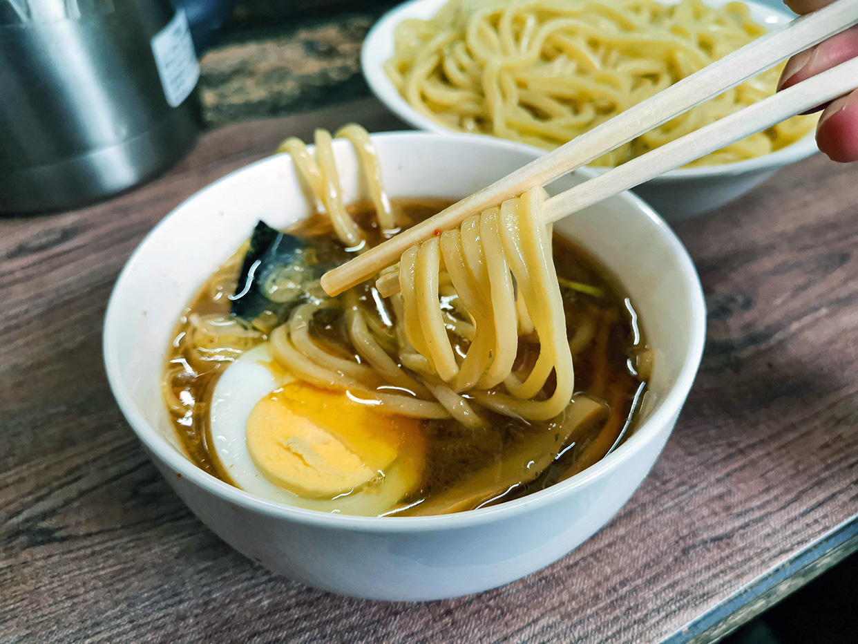 A bowl of noodle nirvana at Ura Sablon in Tokyo, photo by Phoebe Amoroso
