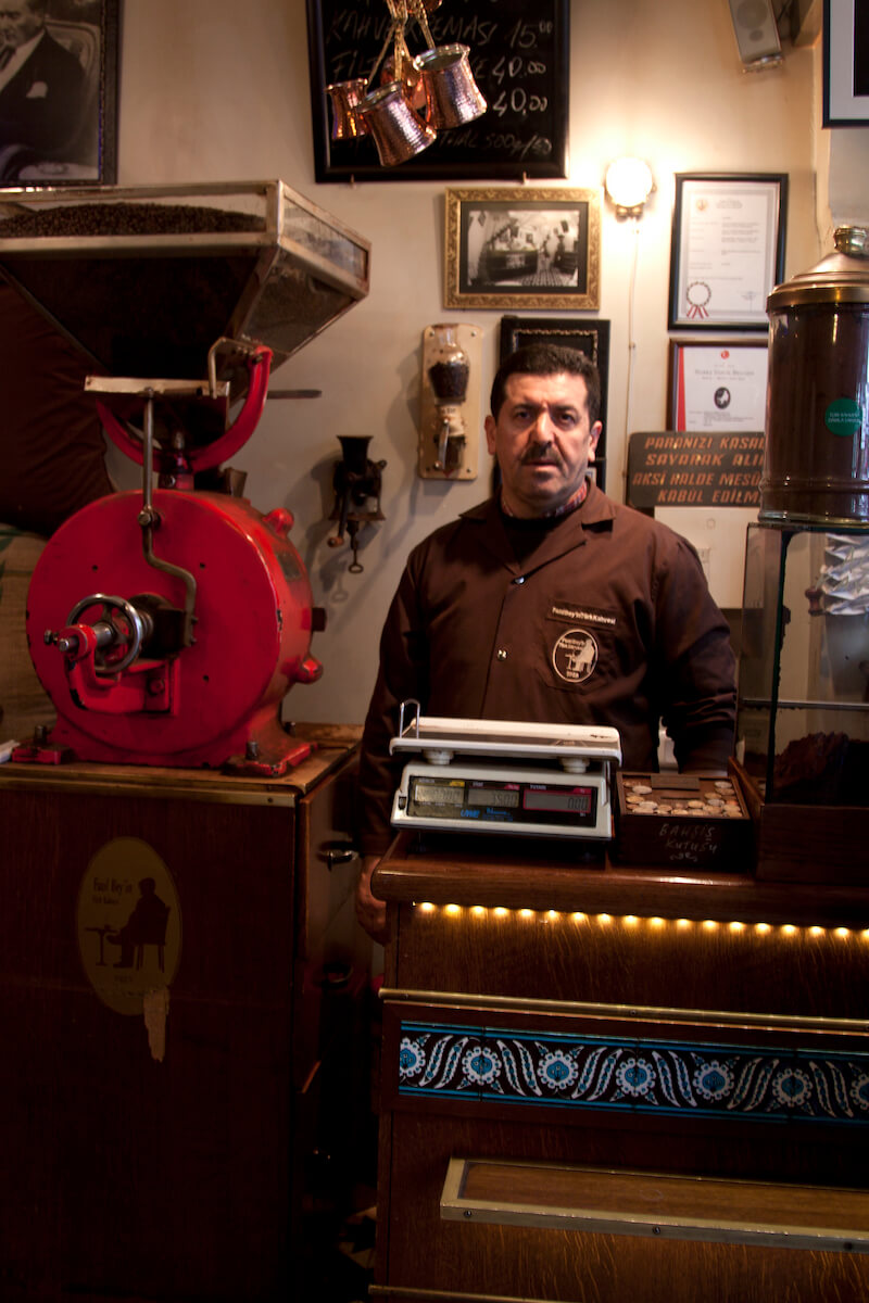 Bazaar with music