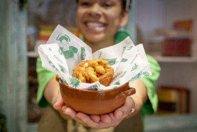Brazilian Acarjés at Buriti in Barcelona, photo by Paula Mourenza