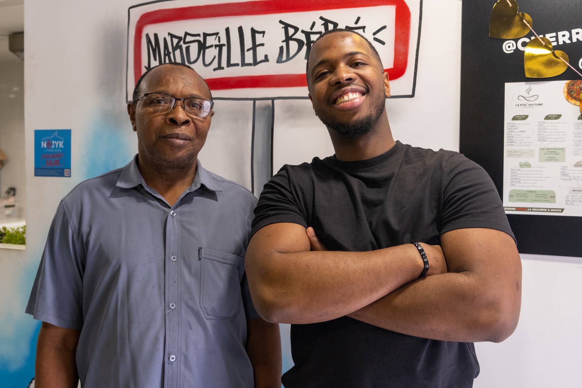 Hassani and his dad, Cha’houla, photo by Annie Etheridge