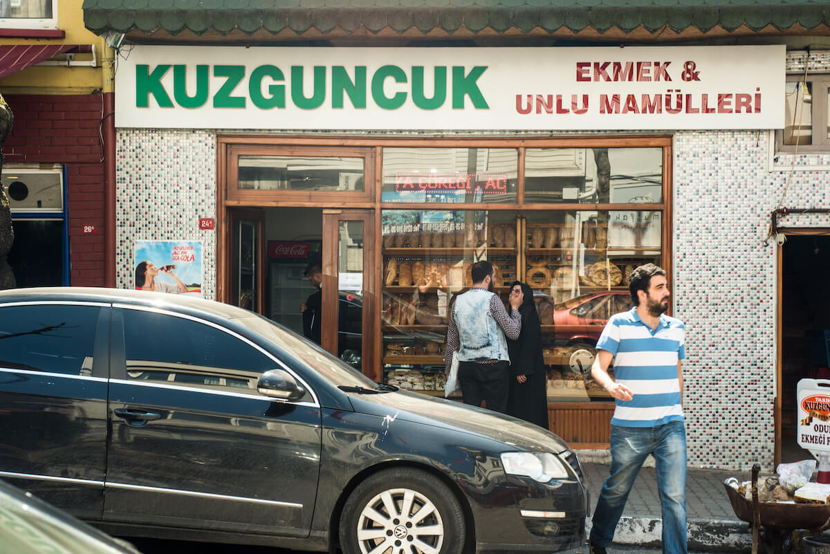 Bazaar with music